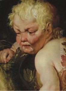 Head Of A Young Faun by Jacob Jordaens