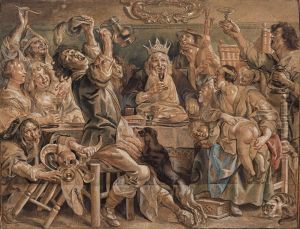 The King Drinks by Jacob Jordaens