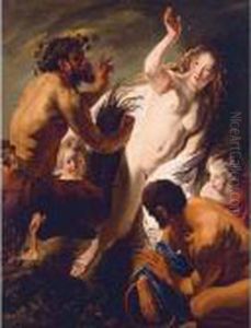 Pan And Syrinx by Jacob Jordaens