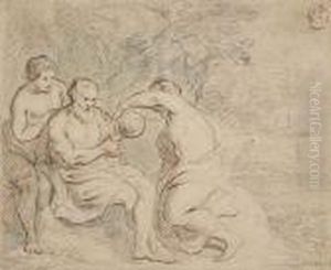 Lot And His Daughters by Jacob Jordaens