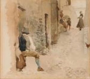 Vicolo Di Paese by Pio Joris