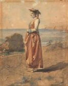 Dama In Riva Al Mare