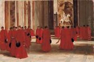 Preti Rossi A San Pietro by Pio Joris