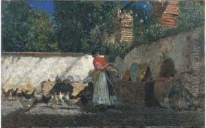 Il Mangime Alle Galline by Pio Joris