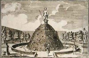 A rabbitry from Pleasure Gardens of Kremsier by Justus van den Nypoort