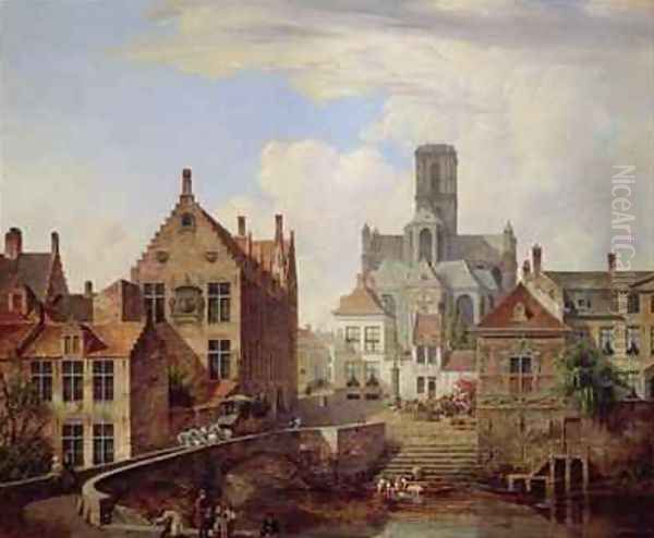 View of St Bavo Cathedral 1831 - view 1