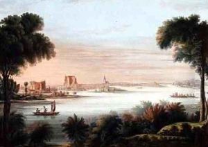 A View of Schwerin Evening by C.H. Nipperdey