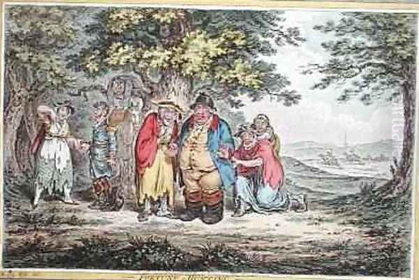 Fortune Hunting etched by James Gillray 1757-1815 - view 1