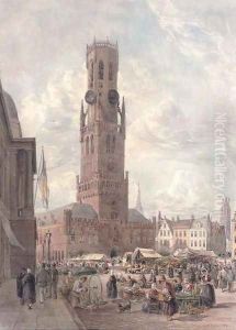 The Old Clock Tower at Bruges The Old Clock Tower at Bruges