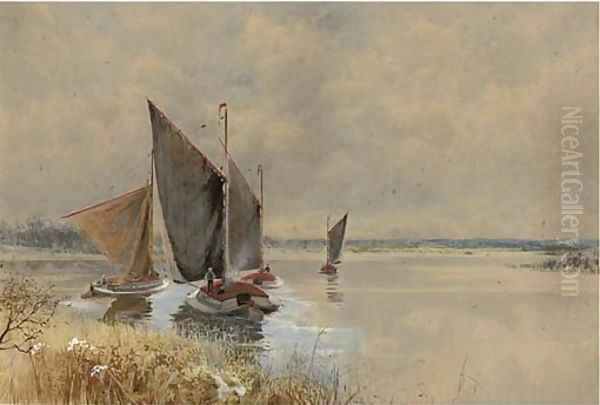 Wherries on the Broads - view 1