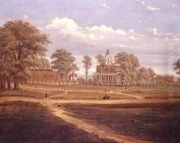 View across Clapham Common towards North Side and The Pavement 1878 - view 1