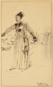 Lady In Ancient Outfit