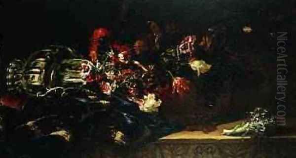 Flowers on a Cloth - view 1