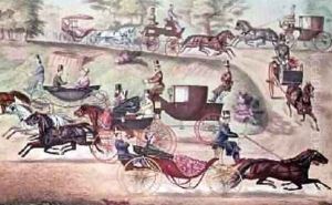 Turn-outs in Central Park by Thomas North