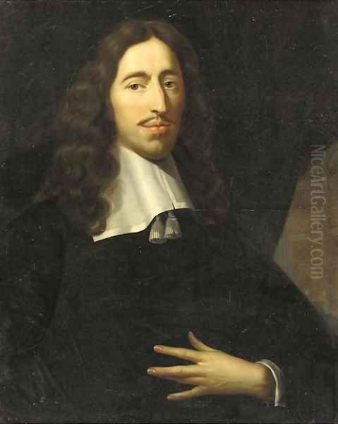 Portrait of a gentleman, half-length, in an interior - view 1