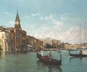 Sull' Canale Grande, Venezia by Sebastiano Novelli