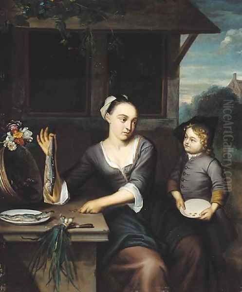 A herring seller - view 1