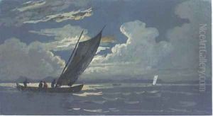 A fishing boat by Noel, Alexandre Jean