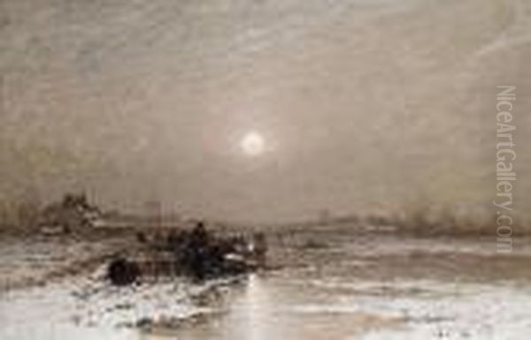 Fishing In The Ice - view 1