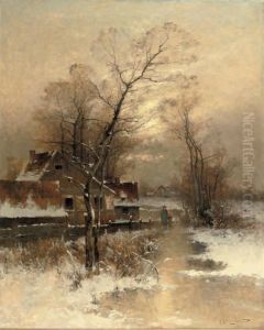Activities On The Ice by Johann Jungblutt