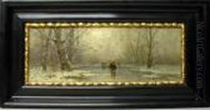 Personen In Einer Winterlandschaft Personen In Einer Winterlandschaft