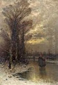 Abendliche Winterlandschaft Abendliche Winterlandschaft