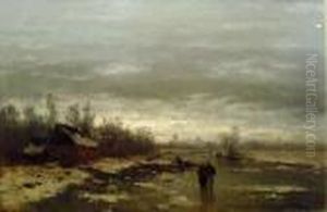 Winterliche Flusslandschaft