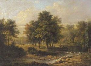 The ford at Woodhall by Patrick Nasmyth