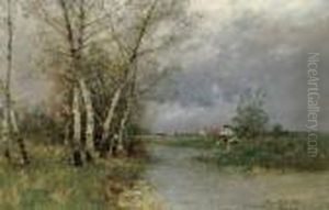Ein Dorf Am Niederrhein. by Johann Jungblutt