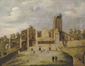 The Temple of Serapis, or so-called Frontispizio di Nerone, Rome