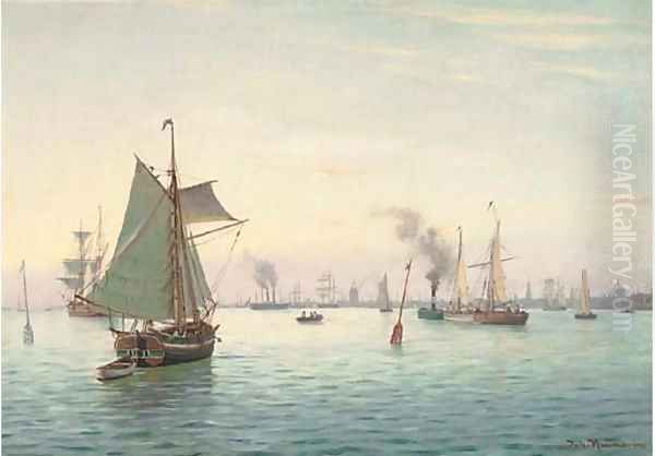 Shipping off Copenhagen - view 1