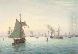 Shipping off Copenhagen by Johann Neumann