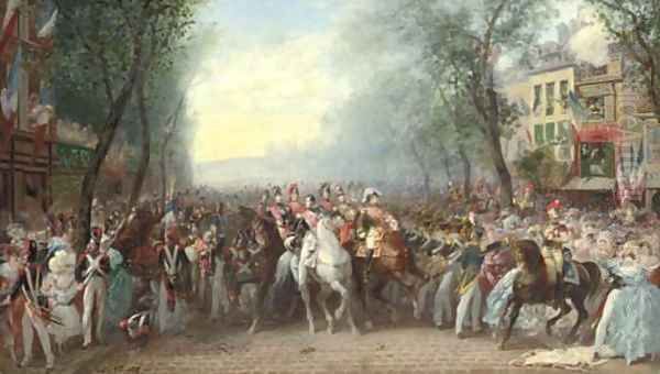 The Arrival of the Infantry - view 1