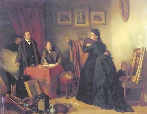 The notary's visit by Ludwig Neustatter