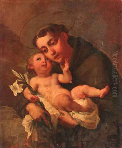 Saint Francis holding the Infant Christ - view 1