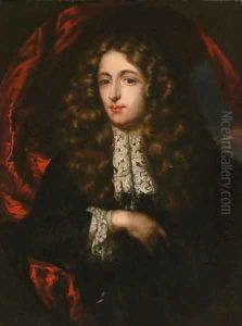 Portrait of a gentleman by Caspar Netscher