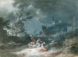 In the storm by Noel, Alexandre Jean