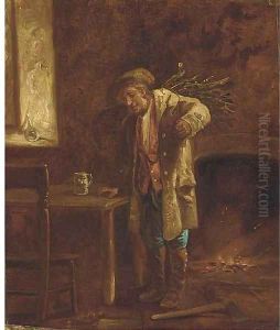 Wood for the fire by Erskine Nicol