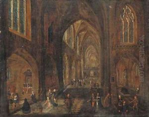 The interior of a cathedral