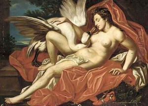 Leda and the Swan by Abraham Janssens