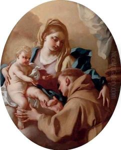 The Madonna and Child with Saint Francis