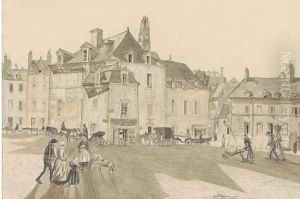 The cart rank, Vannes The cart rank, Vannes