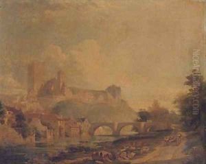 Richmond Castle, Yorkshire by Edmund John Niemann