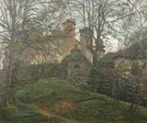 Widok Zamku Lubomirskich W Wisniczu by Stanislaw Kamocki
