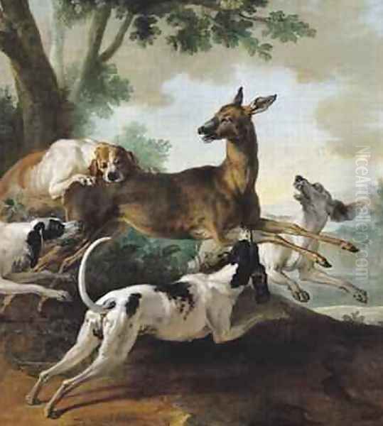 A Deer Chased by Dogs, 1725 - view 1