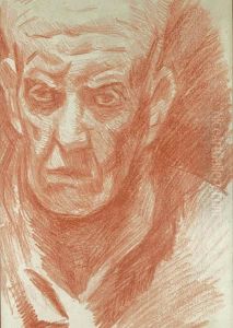 Autoportret by Stanislaw Kamocki