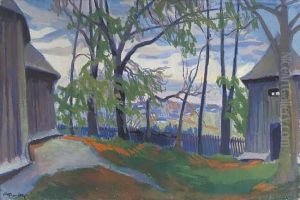 Obejscie Koscielne W Lenczach (wiosna) by Stanislaw Kamocki