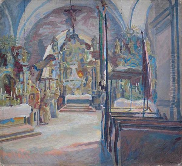 Wnetrze Kosciolka We Frydmanie. 1919 - view 1