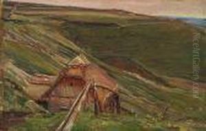 Mlyn Na Pokuciu, 1900[?] by Stanislaw Kamocki
