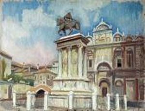 Pomnik Bartolomea Colleoni Na Campo Di San Giovanni W Wenecji